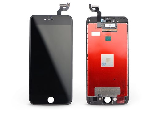 LCD kijelző érintőpanellel - Apple iPhone 6S Plus 5.5", - HiPix AAA kiváló minőségű, utángyártott - fekete