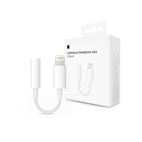   Apple eredeti lightning adapter 3,5 mm jack füllhallgatóhoz - MMX62ZM/A - fehér