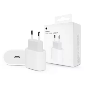   Apple eredeti, gyári USB Type-C hálózati töltő adapter - 20W - MHJE3ZM/A - fehér