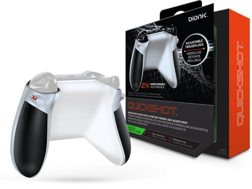 Bionik BNK-9022 Quickshot Pro Xbox One Fehér & Szürke Kontroller Ravasz Kiegészítőcsomag