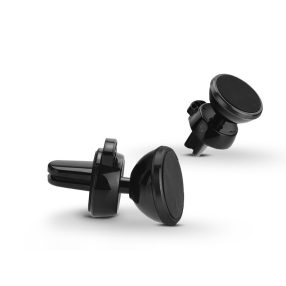   Univerzális szellőzőrácsba illeszthető mágneses autós tartó - Fly C1502 - fekete