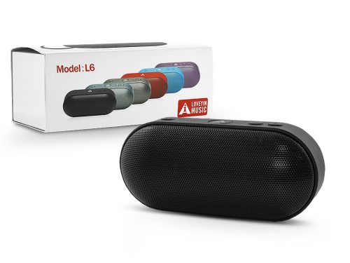Bluetooth mini hangszóró - L6 Bluetooth Wireless Speaker - fekete