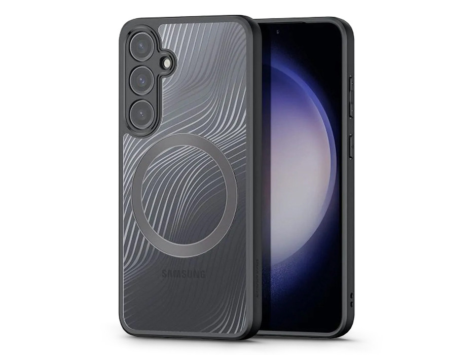 Samsung SM-S926 Galaxy S24+ hátlap - Dux Ducis Aimo MagSafe Series - fekete/átlátszó