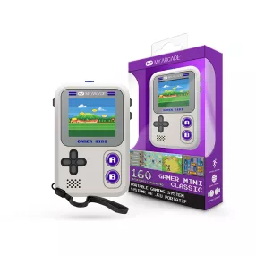   My Arcade DGUN-3924 Gamer Mini Classic 160in1 Szürke & Lila Hordozható Kézikonzol