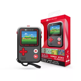   My Arcade DGUN-3925 Gamer Mini Classic 160in1 Fekete & Piros Hordozható Kézikonzol