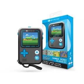   My Arcade DGUN-3926 Gamer Mini Classic 160in1 Fekete & Kék Hordozható Kézikonzol