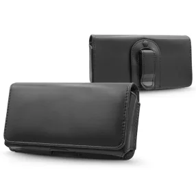   Haffner Classic csatos-fűzős övtáska - Apple/Samsung/Xiaomi Redmi Note - M15 méret - fekete