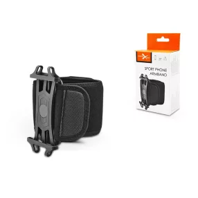   Univerzális kartok sportoláshoz, max. 4,5-6", méretű készülékekhez - Extreme    Spa1 Sport Phone Armband - fekete
