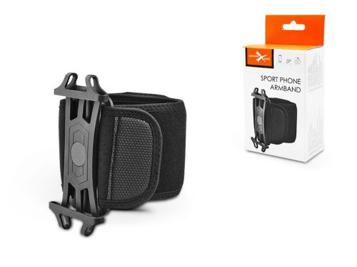 Univerzális kartok sportoláshoz, max. 4,5-6", méretű készülékekhez - Extreme    Spa1 Sport Phone Armband - fekete