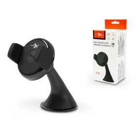   Extreme Qi vezeték nélküli autós tartó/töltő - 5 W - Extreme CWW5 - Qi          szabványos - fekete