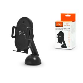   Extreme Qi vezeték nélküli autós tartó/gyorstöltő automatikus nyitó funkcióval -10 W - Extreme SIR1 - Qi szabványos - fekete