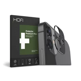   HOFI Metal Camera Sytling hátsó kameravédő borító - Apple iPhone 12 - fekete