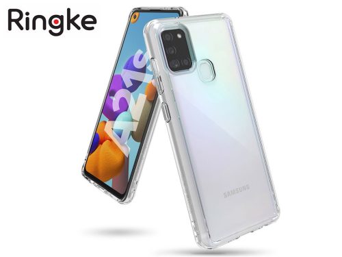 Samsung A217F Galaxy A21s ütésálló hátlap - Ringke Fusion - clear