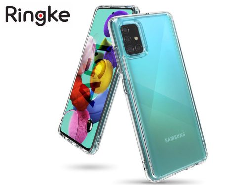Samsung A515F Galaxy A51 ütésálló hátlap - Ringke Fusion - clear