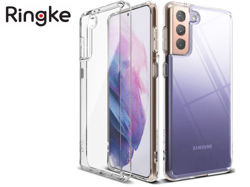 Samsung G990F Galaxy S21 ütésálló hátlap - Ringke Fusion - clear
