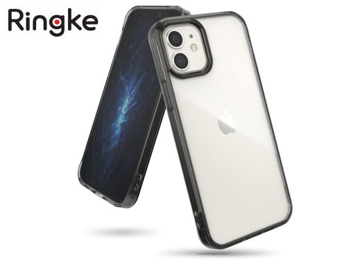 Apple iPhone 12 Mini ütésálló hátlap - Ringke Fusion - smoke black