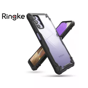   Samsung A326B Galaxy A32 5G ütésálló hátlap - Ringke Fusion X - fekete