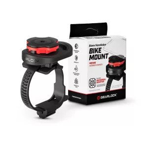   Spigen Gearlock kerékpárra szerelhető telefontartó / rögzítő rendszer AU100 adapterrel - Gearlock MS100 Stem/Handlebar Bike Mount - fekete