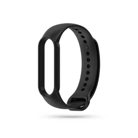   Xiaomi Mi Smart Band 5/Mi Smart Band 6 aktivitásmérőhöz szilikon csuklópánt - fekete