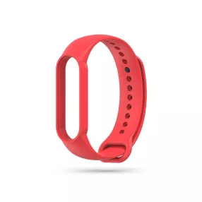   Xiaomi Mi Smart Band 5/Mi Smart Band 6 aktivitásmérőhöz szilikon csuklópánt - piros