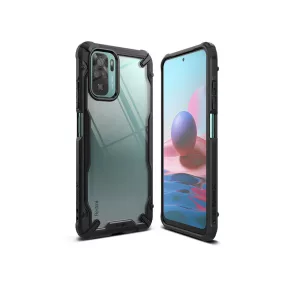   Xiaomi Redmi Note 10/Note 10S ütésálló hátlap - Ringke Fusion X - fekete