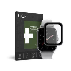   HOFI Hybrid Glass üveg képernyővédő fólia - Amazfit GTS 2/2E - fekete