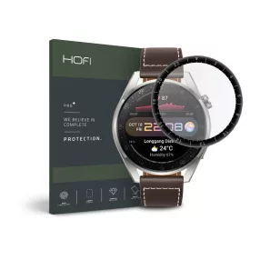   HOFI Hybrid Glass üveg képernyővédő fólia - Huawei Watch 3 Pro (48 mm) - fekete