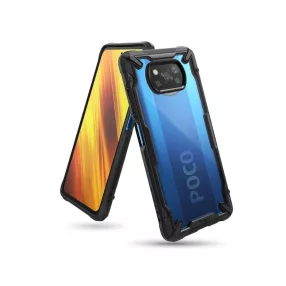   Xiaomi Poco X3 Pro/Poco X3 NFC ütésálló hátlap - Ringke Fusion X - fekete