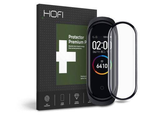 HOFI Hybrid Glass üveg képernyővédő fólia - Xiaomi Mi Smart Band 4 - fekete