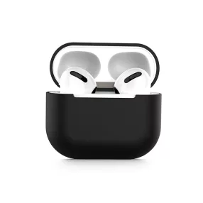   Szilikon védőtok Apple AirPods 3 fülhallgatóhoz - fekete - ECO csomagolás