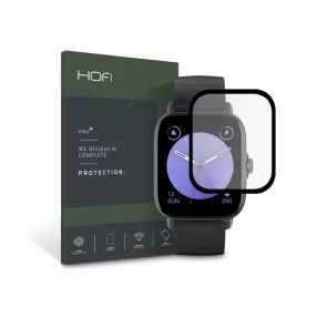   HOFI Hybrid Pro+ Glass üveg képernyővédő fólia - Amazfit GTS 3 - fekete