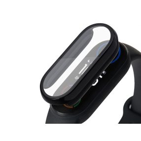   Haffner Defense 360 védőtok beépített edzett üveggel - Xiaomi Mi Smart Band 5/6 - fekete - ECO