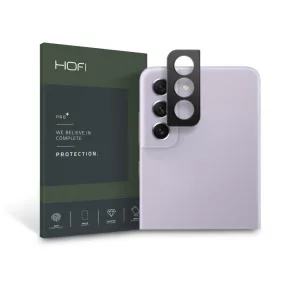   HOFI Metal Camera Sytling hátsó kameravédő borító - Samsung G990B Galaxy S21 FE 5G - fekete