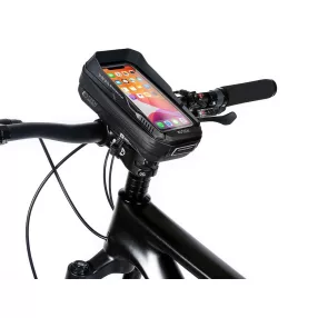   Tech-Protect kerékpárra szerelhető, por- és cseppálló telefontartó táska        -Tech-Protect XT3 Bike Mount - fekete