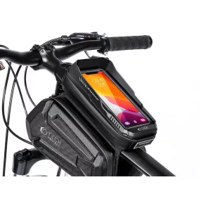  Tech-Protect kerékpárra szerelhető, por- és cseppálló telefontartó táska -      Tech-Protect XT6 Bike Mount - fekete