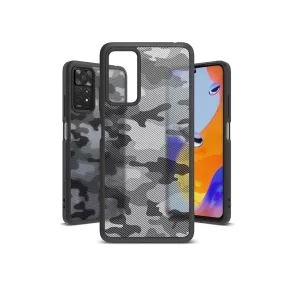   Xiaomi Redmi Note 11 Pro/Redmi Note 11 Pro 5G ütésálló hátlap - Ringke Fusion - terepszínű fekete