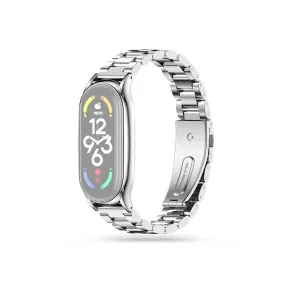   Haffner fém szíj rozsdamentes acélból - Xiaomi Mi Smart Band 7 aktivitásmérőhöz - ezüst