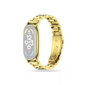  Haffner fém szíj rozsdamentes acélból - Xiaomi Mi Smart Band 7 aktivitásmérőhöz - arany