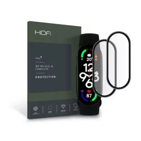   HOFI Hybrid Pro+ Glass üveg képernyővédő fólia - Xiaomi Mi Smart Band 7 - 2     db/csomag - fekete