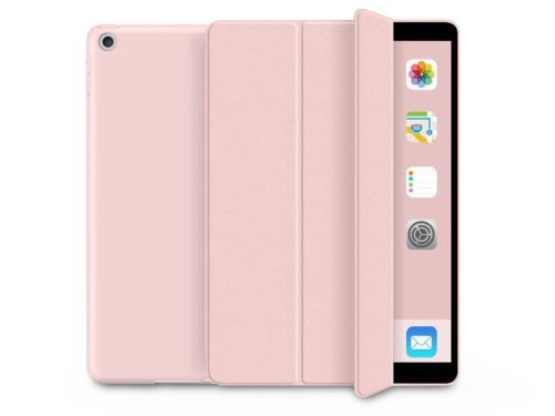 Apple iPad 10.2 (2019/2020/2021) tablet tok (Smart Case) on/off funkcióval -    Tech-Protect - pink (ECO csomagolás)