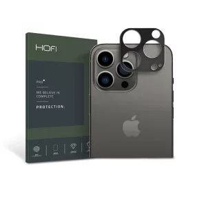   HOFI Metal Camera Sytling hátsó kameravédő borító - Apple iPhone 14 Pro/14 Pro Max - fekete