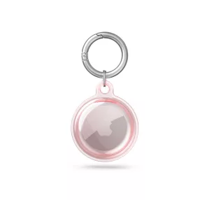   Szilikon védőtok és rögzítő kulcstartó Apple AirTag nyomkövetőhöz - FlexAir -   rózsaszín (ECO csomagolás)