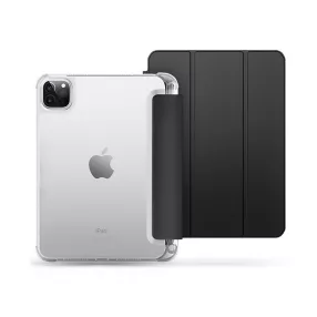   Apple iPad Pro 12.9 (2020/2021/2022) tablet tok (Smart Case) on/off funkcióval, Apple Pencil tartóval - Tech-Protect Hybrid - black (ECO csomagolás)