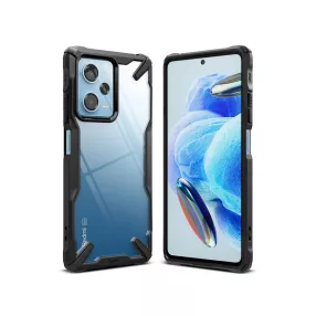   Ringke Fusion X ütésálló tok - Xiaomi Redmi Note 12 Pro 5G/Poco X5 Pro 5G - fekete