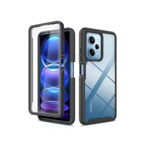   Tech-Protect Defense 360 ütésálló tok - Xiaomi Redmi Note 12 Pro 5G/Poco X5 Pro 5G - fekete