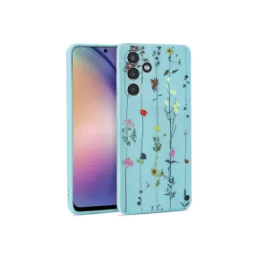   Tech-Protect Mood szilikon tok - Samsung SM-A546 Galaxy A54 5G - garden blue