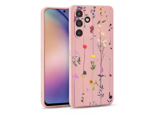 Tech-Protect Mood szilikon tok - Samsung SM-A546 Galaxy A54 5G - garden pink