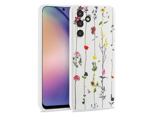 Tech-Protect Mood szilikon tok - Samsung SM-A546 Galaxy A54 5G - garden white