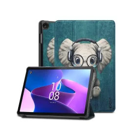   Lenovo Tab M10 10.1 (3rd Gen.) TB-328 tablet tok (Smart Case) on/off funkcióval - Tech-Protect - happy elephant (ECO csomagolás)