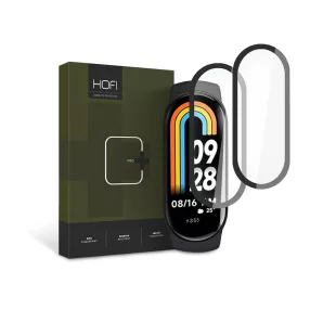   HOFI Hybrid Pro+ Glass üveg képernyővédő fólia - Xiaomi Mi Smart Band 8/8 NFC - 2 db/csomag - fekete